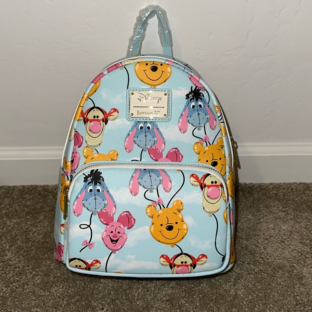 Loungefly Disney Winnie the Pooh Balloon and Friends Backpack NEW